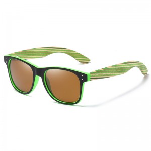 RUISEN'S New Fashion and Classic Square Frame Wooden Sunglasses RS-5088