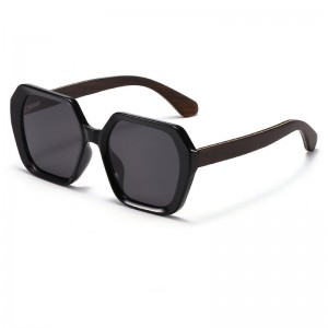 RUISEN’S New Fashion and Classic Square Frame Wooden Sunglasses RS-63789