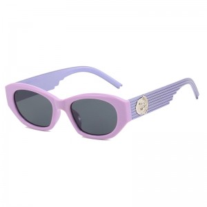 Lunettes de soleil à monture carrée Colorblock Fashion RUISEN'S 5019