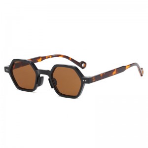 RUISEN’S Small Frame Irregular Fashion Multilateral Sunglasses 13092