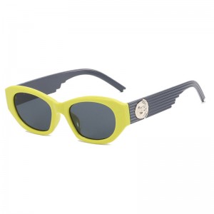 RUISEN'S modische Colorblock-Sonnenbrille mit quadratischem Rahmen 5019