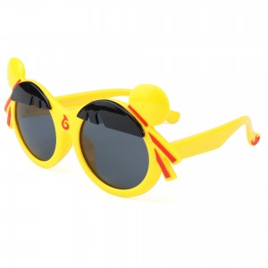 RUISEN’S Little Nezha Cartoon Sunglasses Round Frame 22027