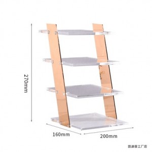 Expositor de óculos de sol acrílico RUISEN'S com moldura de aço inoxidável RS-028