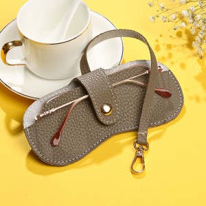 Pochette pour lunettes de soleil en cuir souple RUISEN'S RS-3756