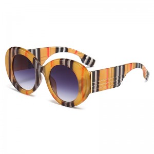 Ruisen viri et mulierum Fashion Fossa Show Retro Sunglasses 86648