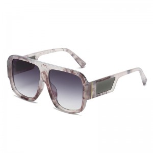 Óculos de sol de proteção ocular RUISEN'S Fashion Retro Frame UV400 2359