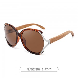 Nuevas gafas de sol de madera clásicas y de moda de RUISEN RS-2177