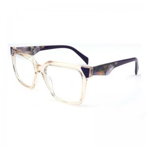 RUISEN'S Nuova scatola doppia piastra colorata Eyeframe Comoda montatura da vista UN6006