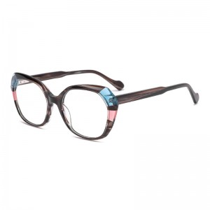 RUISEN’S New Fashion Myopia Glasses with Splicing Sheet Optical Glasses UN88031