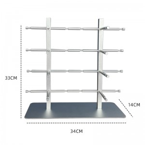 RUISEN'S – présentoir pour lunettes de soleil multiples en alliage d'aluminium et de magnésium, RS-2025