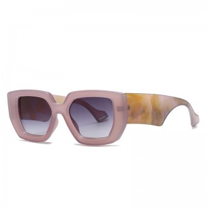 RUISEN'S Lunettes de soleil tendance à monture épaisse Style Ins 86320