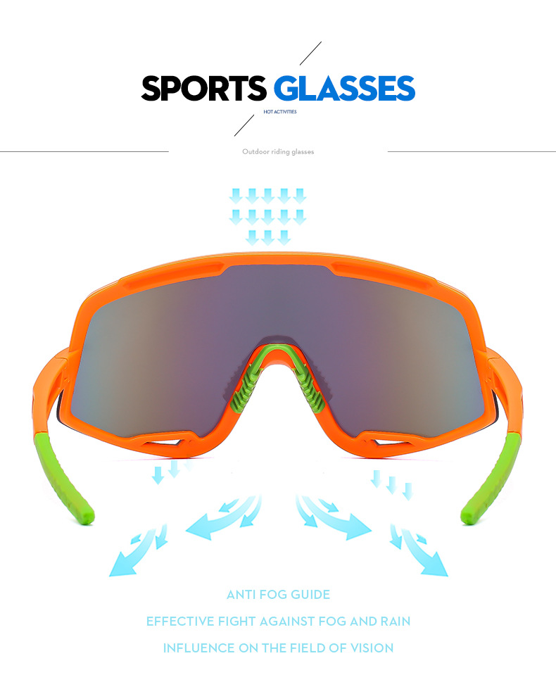 RUISEN'S Sports Gafas coloridas para deportes al aire libre para hombres y mujeres gafas de sol BL5806