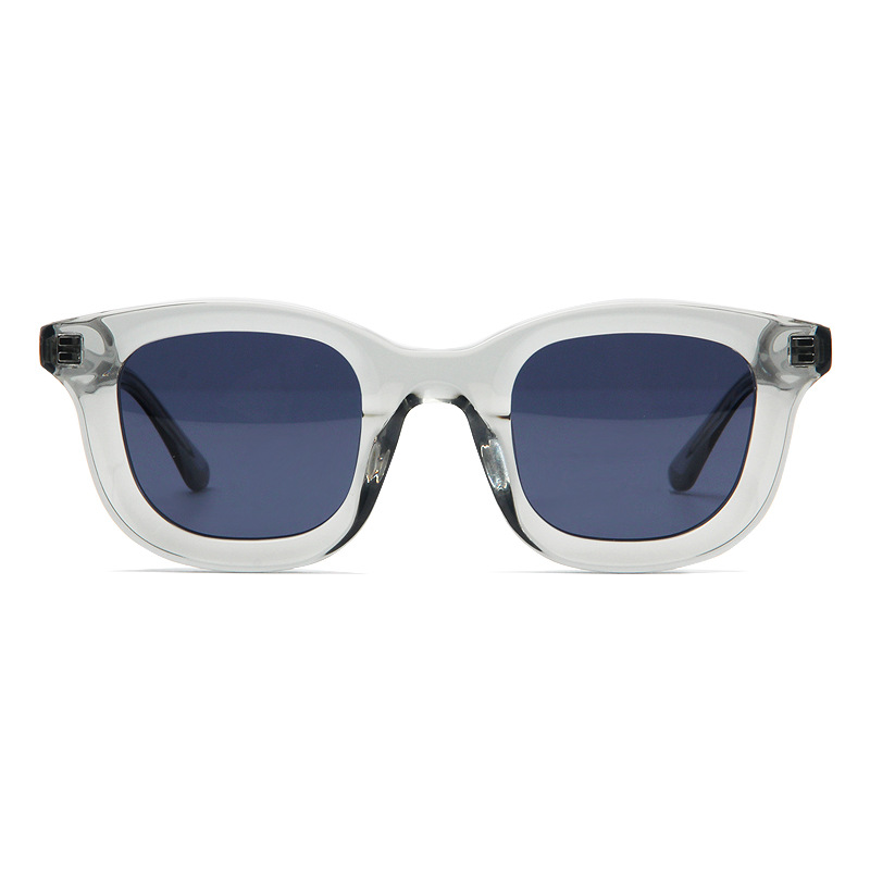 RUISEN'S Ovale, modische Acetat-Sonnenbrille in Jelly-Farbe mit dickem Rahmen, 23SA004-02