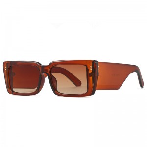 RUISEN’S Fashion Square Frame Street Photo Sunglasses 479