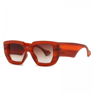 RUISEN'S Lunettes de soleil tendance à monture épaisse Style Ins 86320