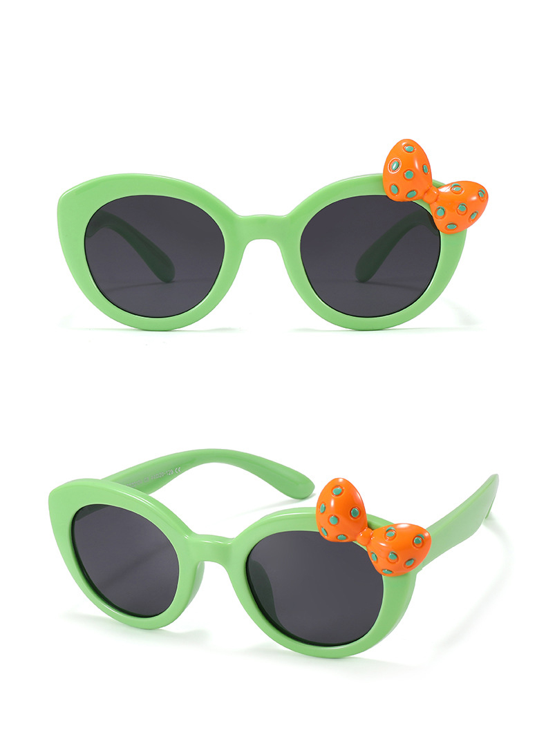 RUISEN'S Lunettes de soleil polarisées pour enfants avec nœud mignon 22104