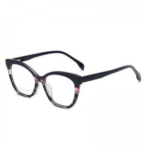 Montatura per occhiali multicolore RUISEN'S Cat's Eye in acetato F7710