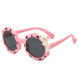 Lunettes de soleil polarisées de dessin animé de mode pour enfants de RUSEN'S RS-8063