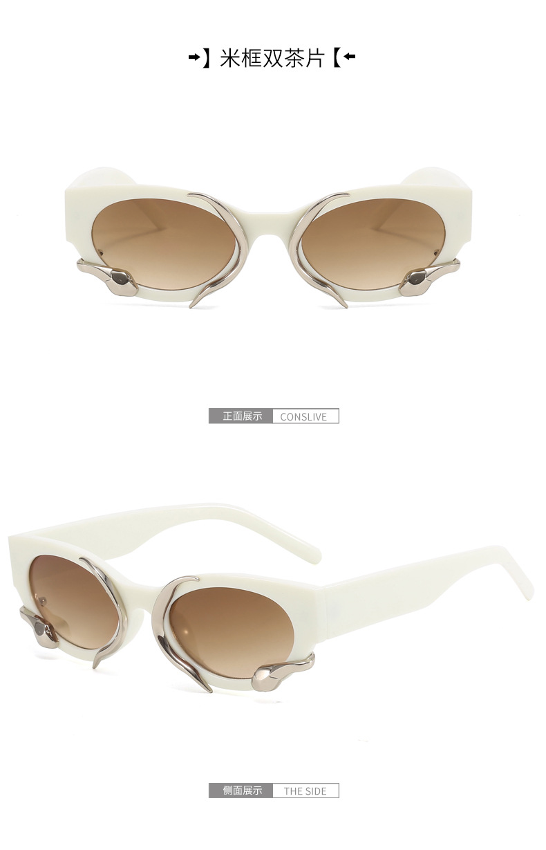 RUISEN'S Women's New Personalized Three-Dimensional Sunglasses