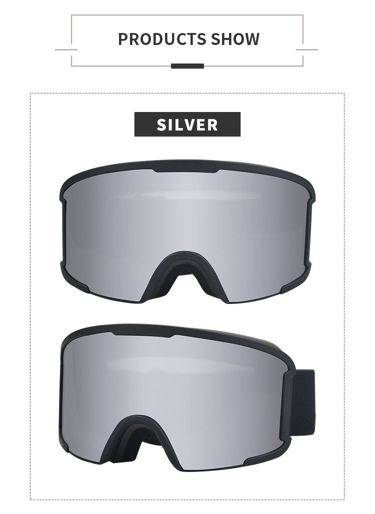 RUISEN'S Cocker Myopia Fog Ski Goggles  7043