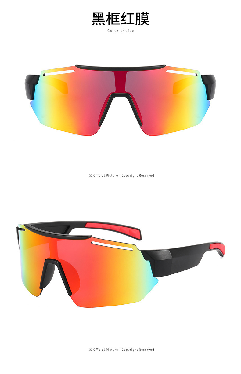 RUISEN'S Sports – lunettes de soleil de cyclisme à grande monture, pare-soleil d'extérieur, 9921