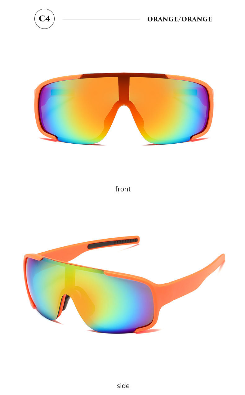 RUSEN'S Lunettes de soleil de protection contre le vent pour vélo de sport tout-terrain H3246