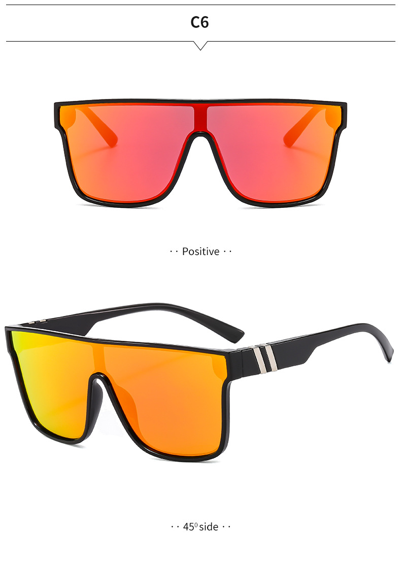 RUISEN'S Sports Herren-Outdoor-Einteiler mit echtem Film und bunter Sonnenbrille QS808