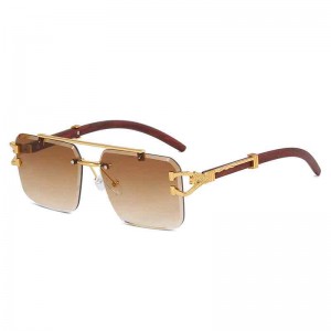 RUISEN'S Nouvelle mode et lunettes de soleil en bois uniques RS-S005