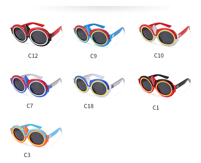 RUISEN'S Gafas de sol polarizadas de dibujos animados de moda Ultraman Shape 22086