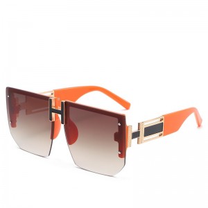 RUISEN'S Unisex-High-Fashion-Randlos-Sonnenbrille