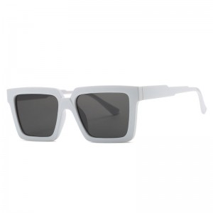 RUISEN'S Lunettes de soleil tendance rétro à monture carrée UV400 avec protection des yeux 8774