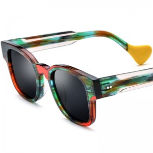 Gafas de sol cuadradas con placa de color personalizada de RUISEN 19357T