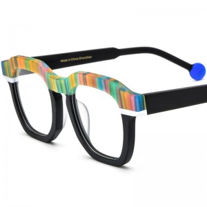 RUISEN'S Custom Square Quirky Eyeglass Frames 19364