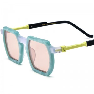 Gafas de sol cuadradas con placa de color personalizadas de RUISEN 19373T