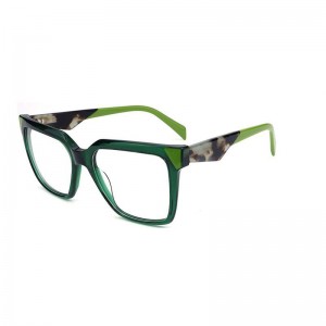 RUISEN'S Nuova scatola doppia piastra colorata Eyeframe Comoda montatura da vista UN6006