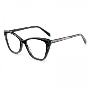 RUISEN’S New High-end Sheet Metal Eyeglass Frame Cat Eye Fashion Eyeglass Frame RS9045