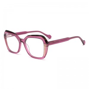 RUISEN’S New Fashion Personalized Women’s Splicing Board Optical Glasses UN88032