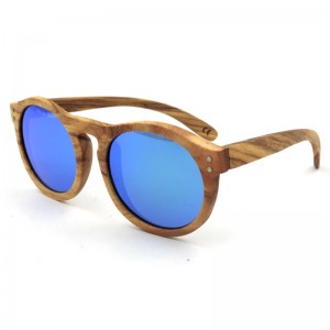 RUISEN'S Lunettes de soleil polarisées rétro TAC en bois pour homme et femme 995