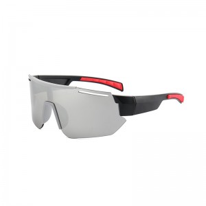 RUISEN'S Sports Bunte Sonnenbrille mit integriertem großen Rahmen, 9325