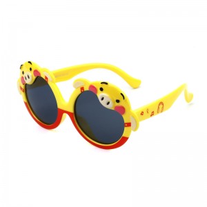 RUISEN'S UV gafas de sol para niños dibujos animados Piggy silicona suave lindo 22030