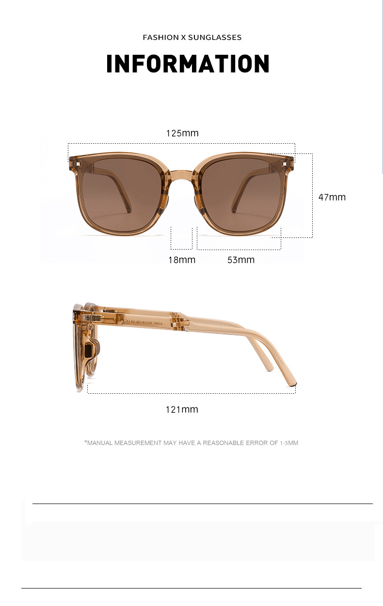 RUISEN'S UV Praesidium Foldable Liberi Sunglasses YK1047