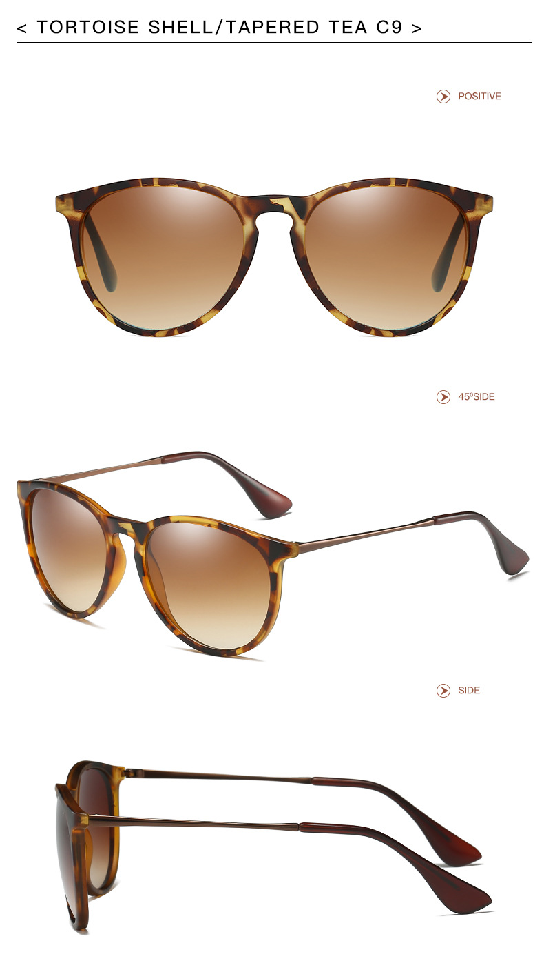 Round Sunglasses for Women Men Classic