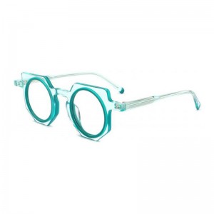 RUISEN’S Multilateral Trend Acetate optical Mirror Frame Glasses G2392