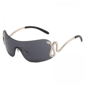 RUSEN'S Lunettes de soleil une pièce Fashion Spirit Snake 3559