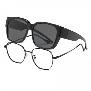 Fashionable trend premium clip-on sunglasses 8813