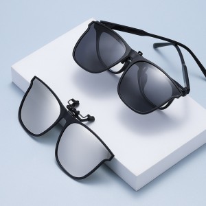 New TR-frame clip-on sunglasses 807