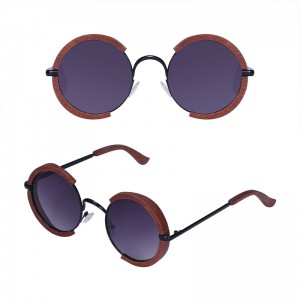 RUISEN'S New Fashion Square Frame Wooden Sunglasses RS-JHW230115