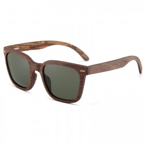 Gafas de sol polarizadas UV400 de bambú de madera de RUISEN para hombres y mujeres W3096