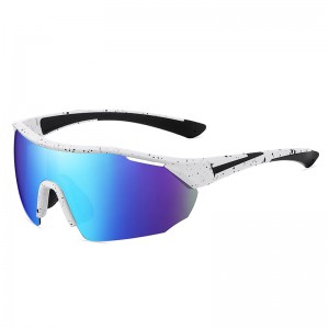 RUISEN’S Cycling Glasses for Men ‘s Dazzling Colors Outdooe Riding Sunglasses 3058