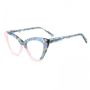 RUISEN’S New Fashion Trend Butterfly Frame Plate Triangular Flat Light Eyeglass Frame UN82109